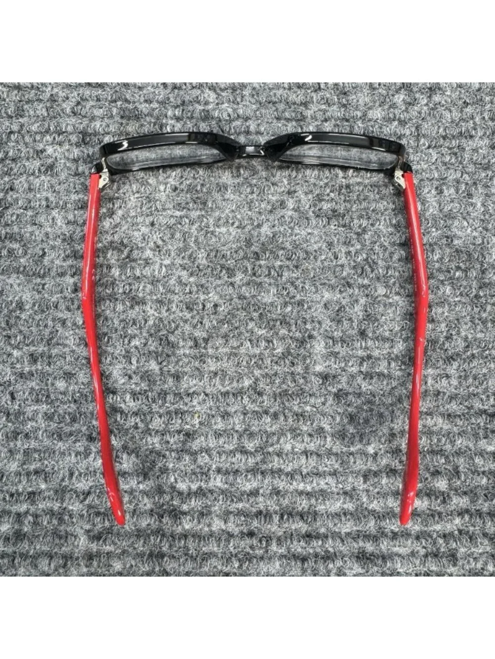 Ray-Ban Jr Kids Eyeglasses FRAMES ONLY Black Red RB 1553 3725 46-16-130 Full Rim